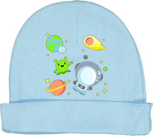 رائد فضاء Inktastic وصديق أجنبي في Space Baby Beanie Hat in Saudi Arabia