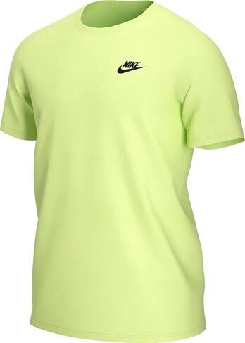 Nike Men's Sportswear Club T-Shirt (US, Alpha, Large, Regular, Regular, Pink/Purple) in Saudi Arabia