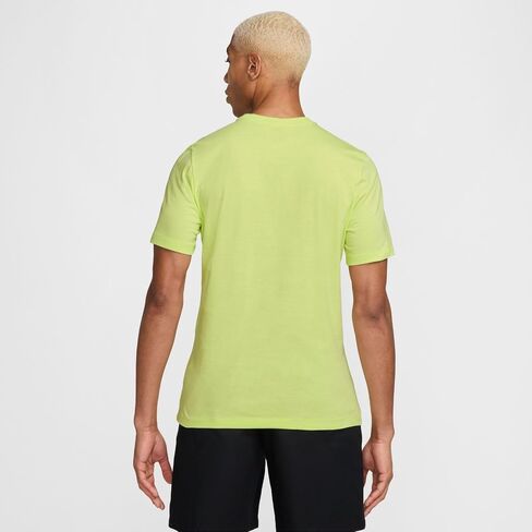 Nike Men's Sportswear Club T-Shirt (US, Alpha, Large, Regular, Regular, Pink/Purple) in Saudi Arabia