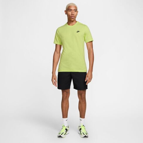 Nike Men's Sportswear Club T-Shirt (US, Alpha, Large, Regular, Regular, Pink/Purple) in Saudi Arabia