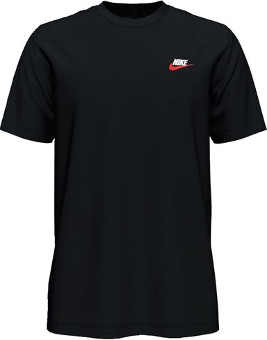 Nike Men's Sportswear Club T-Shirt (US, Alpha, Large, Regular, Regular, Pink/Purple) in Saudi Arabia