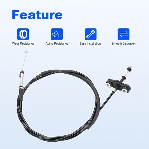 Throttle Cable Replacement for 18201-7B415 182017B415 Compatible with 1999-2002 Nissan Frontier 3.3L V6 2000-2002 Nissan Xterra 3.3L V6 in Saudi Arabia