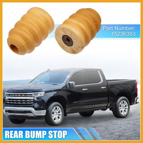 15236353 Rear Spring Bumper Rear Bump Stops Jounce Bumpers Fit for Chevrolet Silverado 1500 for GMC Sierra 1500 Pack of 2 Replacement in Saudi Arabia