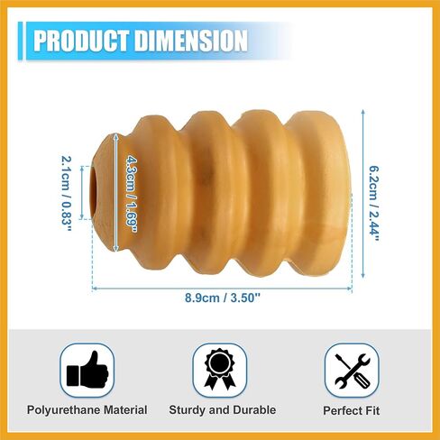 15236353 Rear Spring Bumper Rear Bump Stops Jounce Bumpers Fit for Chevrolet Silverado 1500 for GMC Sierra 1500 Pack of 2 Replacement in Saudi Arabia