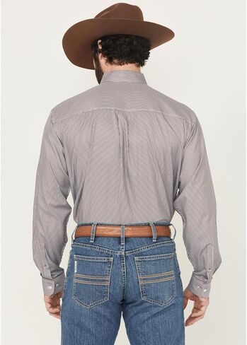 Cinch Western Shirt Mens Long Sleeve Stripe Multi-Color MTW1105917 in Kuwait