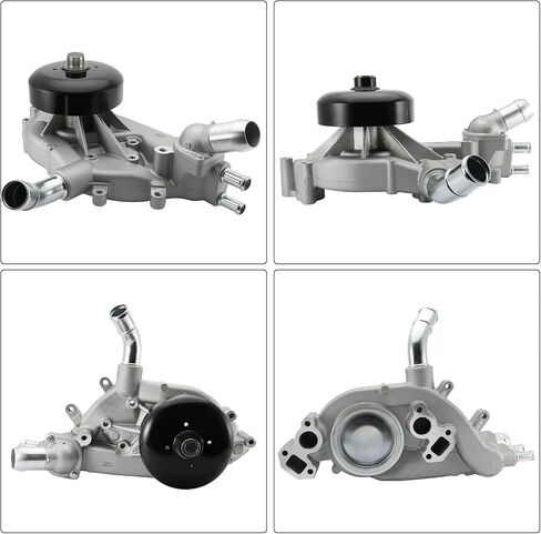 AW5104 Water Pump w/Thermostat (4.8L 5.3L 6.0L) For Cadillac Escalade 2002-2006,For Chevy Silverado 1500 2500 3500 Tahoe Express GMC Savana Yukon Envoy Sierra 1999-2006,Workhorse FasTrack in Saudi Arabia