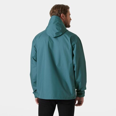Helly Hansen Men's Seven J Waterproof Windproof Breathable Rain Jacket, 980 Ebony, XXX-Large in Kuwait