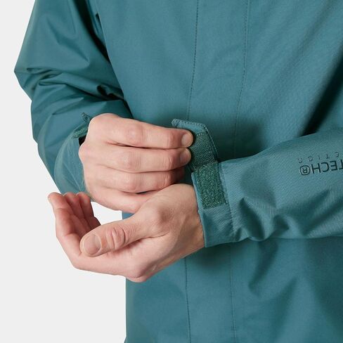 Helly Hansen Men's Seven J Waterproof Windproof Breathable Rain Jacket, 980 Ebony, XXX-Large in Kuwait
