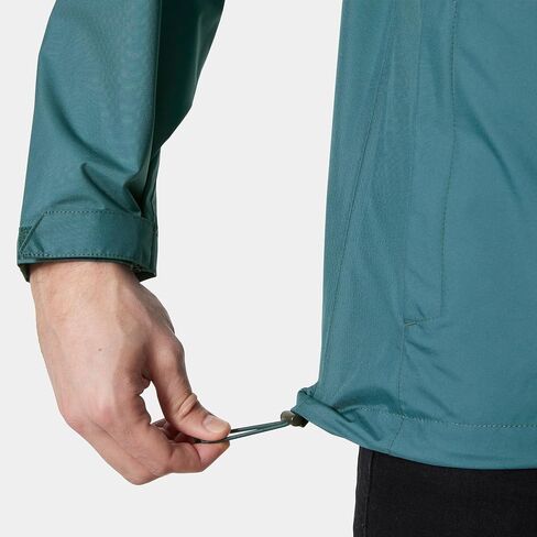 Helly Hansen Men's Seven J Waterproof Windproof Breathable Rain Jacket, 980 Ebony, XXX-Large in Kuwait