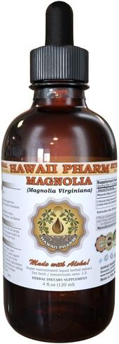 Magnolia Liquid Extract, Magnolia (Magnolia Virginiana) Dried Bark Powder Tincture Supplement 4 oz in Saudi Arabia