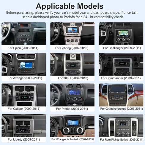 [2G+64G] Car Stereo Radio for Jeep Wrangler JK Compass Patriot/Chrysler/Dodge RAM with Wireless CarPlay Andriod Auto, 7 inch Touch Screen Android 13 Headunit with GPS Navi/WiFi/Bluetooth/Camera in Saudi Arabia