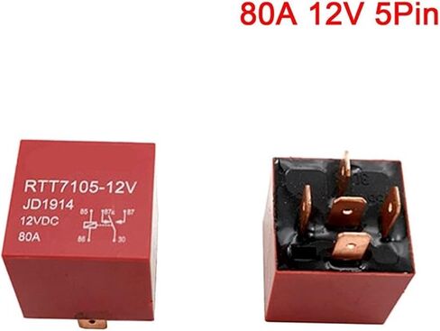 Relay 4/5Pin DC 24V 12V 80A Headlamp Automotive Car Relay(M) in Kuwait