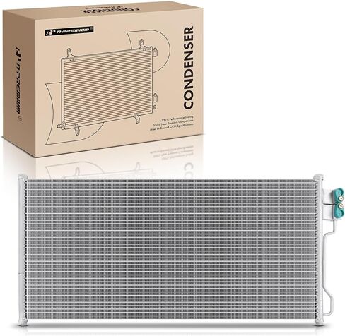A-Premium Air Conditioning A/C Contenser متوافق مع Ford Expedition 1997-2006 & Lincoln Blackwood 2002 ، Navigator 1998-2006 ، استبدل# 4879 ، 6L1Z19712AA in Saudi Arabia