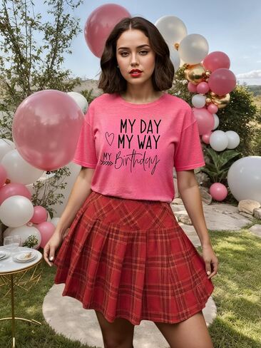 Birthday Shirt for Women It’s Me Hi I’m The Birthday Girl It’s Me Tshirt Funny Birthday Party Gift Tops in Saudi Arabia