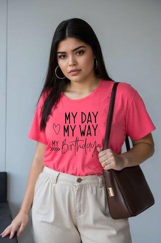 Birthday Shirt for Women It’s Me Hi I’m The Birthday Girl It’s Me Tshirt Funny Birthday Party Gift Tops in Saudi Arabia