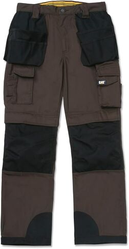 Caterpillar Men's Trademark Work Pants Built from Tough Canvas Fabric with Cargo Space, Classic Fit, Army Moss, 36W x 34L in Saudi Arabia