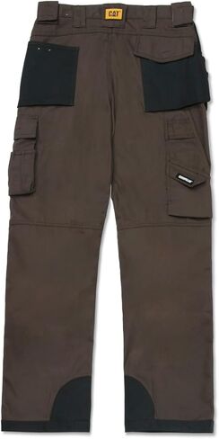 Caterpillar Men's Trademark Work Pants Built from Tough Canvas Fabric with Cargo Space, Classic Fit, Army Moss, 36W x 34L in Saudi Arabia