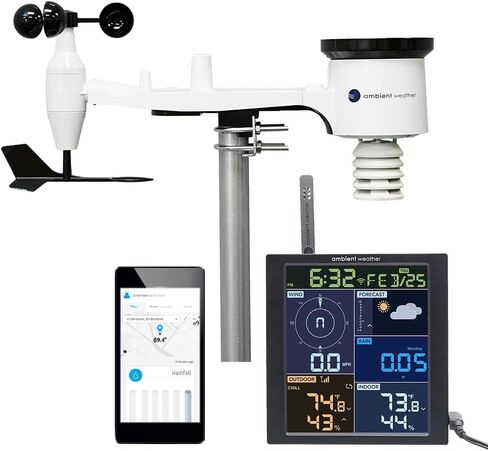 Ambient Weather WS-1965 WiFi Weather Station w/Remote Monitoring and Ambient Weather Network Access in Kuwait