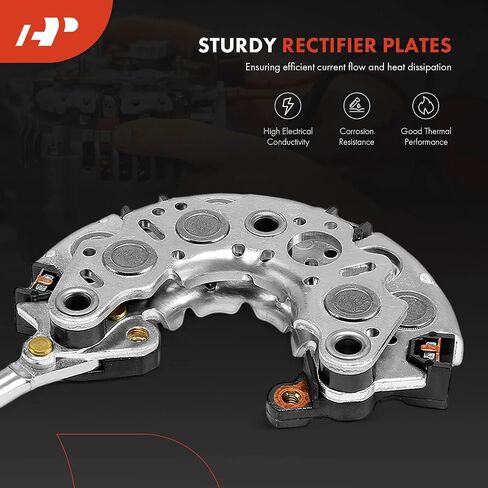 A-Premium Coptifier مقوم متوافق مع Toyota Camry 2001 2002 2003 2004 2005 ، 12V Rectifier 6-50A Diodes W/Aluminium Heaf Dains in Saudi Arabia