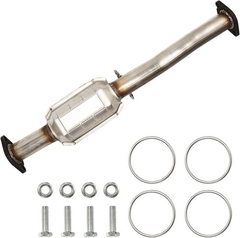 KAC High Flow Stainless Steel Catalytic Converter,672145 Catalytic Converter Fit for C-X-9 2007-2012, Mus-tang 1979-2018, Charger 2006-2018, Challenger 2009-2018 1970-1974 (EPA Compliant) in Kuwait