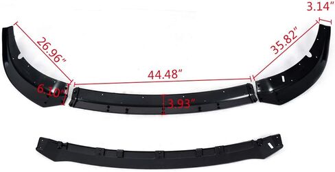 G-Plus Lower Front Pront Valance Air Diflector Dypatived مع 2002-2008 Dodge RAM 1500/2003-2009 RAM 2500 3500 Pickup Sendered CH1090125 5507737AD in Kuwait
