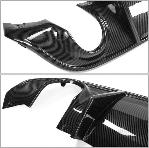 Ikon Motorsports ، موزع الشفاه الخلفي المتوافق مع 2015-2023 Dodge Charger SRT ، Ikon Style Valance Body Kit ، Print Fiber Print ، 2016 2018 2018 2019 in Kuwait