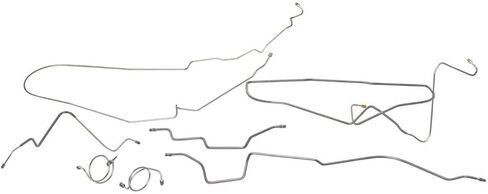 أنبوب مضمّن متوافق مع Keep Grand Cherokee (WJ) Complete Line Cit 9pc ، غير القابل للصدأ ، غير القابل للصدأ in Kuwait