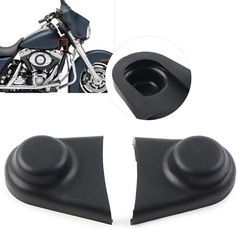 Liru Black Rubber Screw Nut Bltts يغطي مقاوم للماء لدراجة نارية Harley Touring in Saudi Arabia