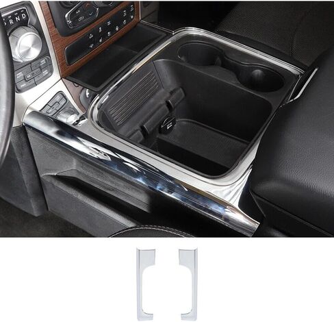 غطاء لوحة كأس وحدة التحكم في المركز الأمامي Cover Cover Chrome for Dodge for RAM 1500 2010 ، لـ RAM 1500 2011-2017 FCCCHSPTCCFDR1 in Saudi Arabia