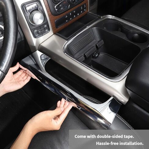 غطاء لوحة كأس وحدة التحكم في المركز الأمامي Cover Cover Chrome for Dodge for RAM 1500 2010 ، لـ RAM 1500 2011-2017 FCCCHSPTCCFDR1 in Saudi Arabia