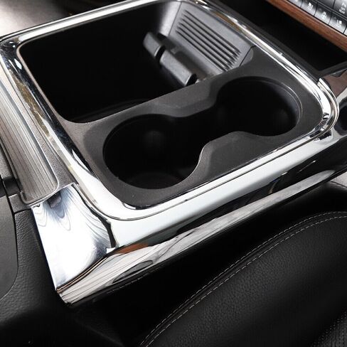 غطاء لوحة كأس وحدة التحكم في المركز الأمامي Cover Cover Chrome for Dodge for RAM 1500 2010 ، لـ RAM 1500 2011-2017 FCCCHSPTCCFDR1 in Saudi Arabia