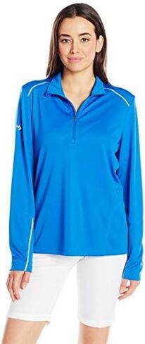 Callaway Women's Short Sleeve Water Repellent 1/4 Zip Top in Saudi Arabia