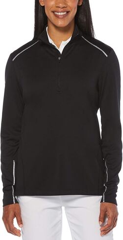 Callaway Women's Short Sleeve Water Repellent 1/4 Zip Top in Saudi Arabia