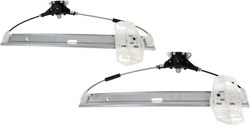 مجموعة منظم النوافذ اليدوي Garage-Pro تتوافق مع 2 2007-2017 Jeep Wrangler الخلفية ، السائق والركاب اليدوي يدوي نوع كرنك in Kuwait
