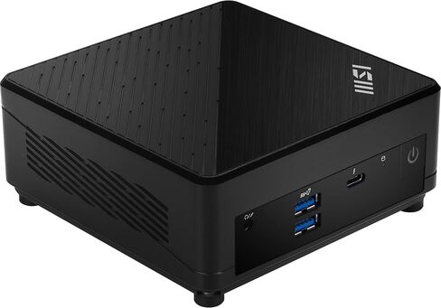 MSI Cubi 5 Mini PC (10-Core Intel i5-1235U, Intel UHD, 32GB RAM, 1TB PCIe SSD, Thunderbolt 4, WiFi 6E, Bluetooth 5.3, Black, Win 11 Pro) with Dockztorm Hub in Saudi Arabia