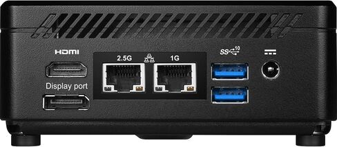 MSI Cubi 5 Mini PC (10-Core Intel i5-1235U, Intel UHD, 32GB RAM, 1TB PCIe SSD, Thunderbolt 4, WiFi 6E, Bluetooth 5.3, Black, Win 11 Pro) with Dockztorm Hub in Saudi Arabia