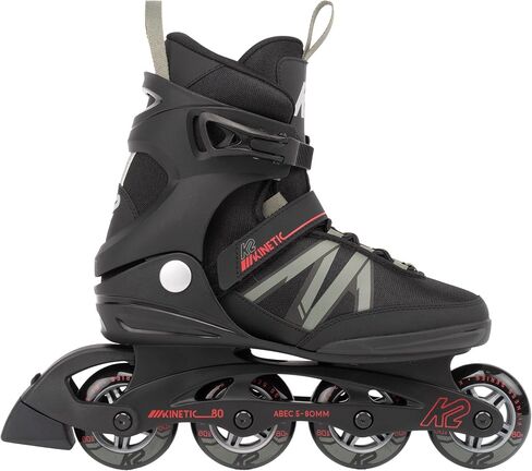 K2 Kinetic 80 Men's Inline Skates - Black/Gray, 13.0 in Saudi Arabia