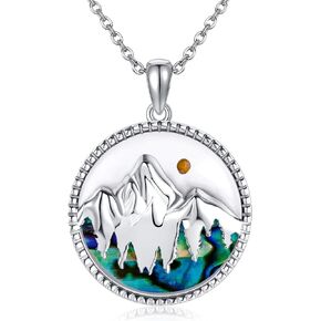 Monkey Necklace 925 Sterling Silver Monkey Holding Banana Pendant Necklace Animal Jewelry Gifts for Women Girls in Kuwait