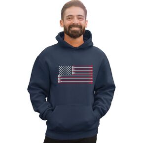 Go All Out Lacrosse USA Flag Lax Mens Women Youth Sweatshirt Hoodie in Kuwait