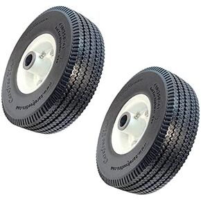 (New Part) 72310001 (2) VELKE Carefree Flat Proof TIRE Wheel 410/350-4 W/Bearing + Many Models in Saudi Arabia