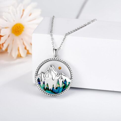 Monkey Necklace 925 Sterling Silver Monkey Holding Banana Pendant Necklace Animal Jewelry Gifts for Women Girls in Kuwait