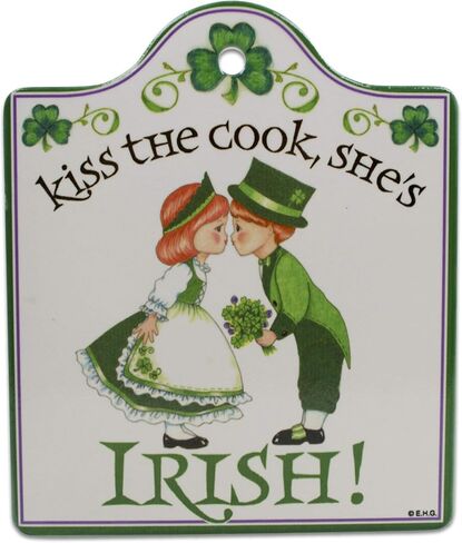Essence of Europe Gifts Kiss The Cook. She's Irish Cheeseboard in Kuwait