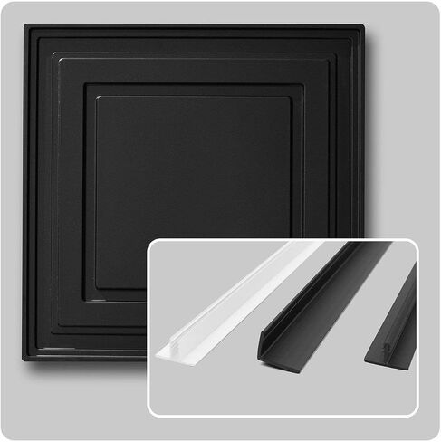 Complete Direct-Mount Ceiling Tiles & Grid Kit (375 Square feet, White) in Kuwait