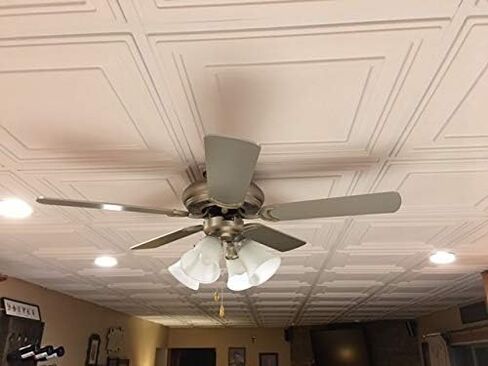 Complete Direct-Mount Ceiling Tiles & Grid Kit (375 Square feet, White) in Kuwait