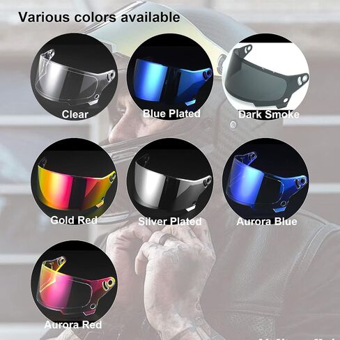 حارس استبدال الجرس ، خوذة Visor for Eliminator Street Model Retro Celmets (Dark Smoke) in Saudi Arabia