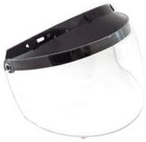 Universal 3 Snap Flip Up Motorcycle Helment Shield - Clear in Kuwait