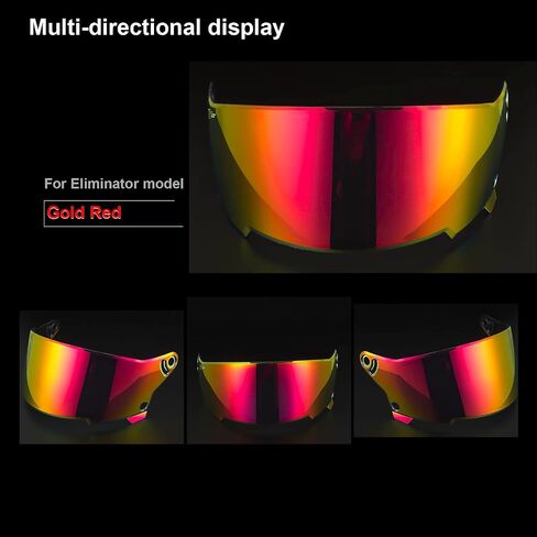 حارس استبدال الجرس ، خوذة Visor for Eliminator Street Model Retro Celmets (Dark Smoke) in Saudi Arabia