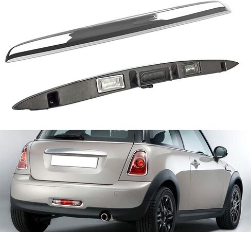 51132753602 Rear Trunk Handle for Mini Cooper, Black Trunk Liftgate Tailgate Hatch Pull Handle with Lamp for 2005-2015 Mini Cooper S R56 R57 R58 R59 R60 R61 in Saudi Arabia