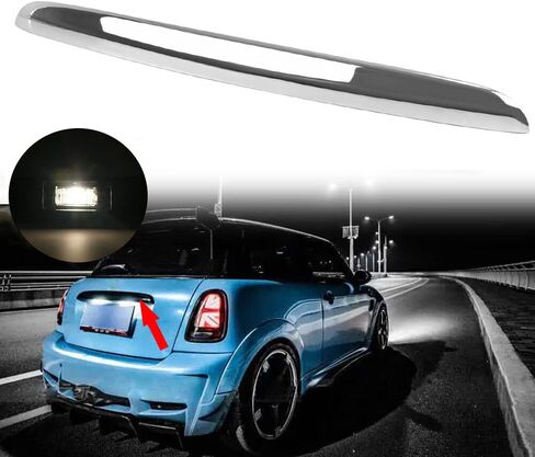51132753602 Rear Trunk Handle for Mini Cooper, Black Trunk Liftgate Tailgate Hatch Pull Handle with Lamp for 2005-2015 Mini Cooper S R56 R57 R58 R59 R60 R61 in Saudi Arabia