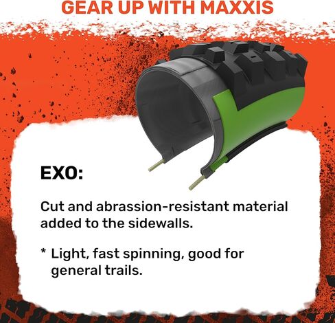 Maxxis Minion Dhr Ii Wide Trail Dual Compound Exo/Tr 29In Tire Black, Dual Compound/Exo, 29X2.6 in Saudi Arabia